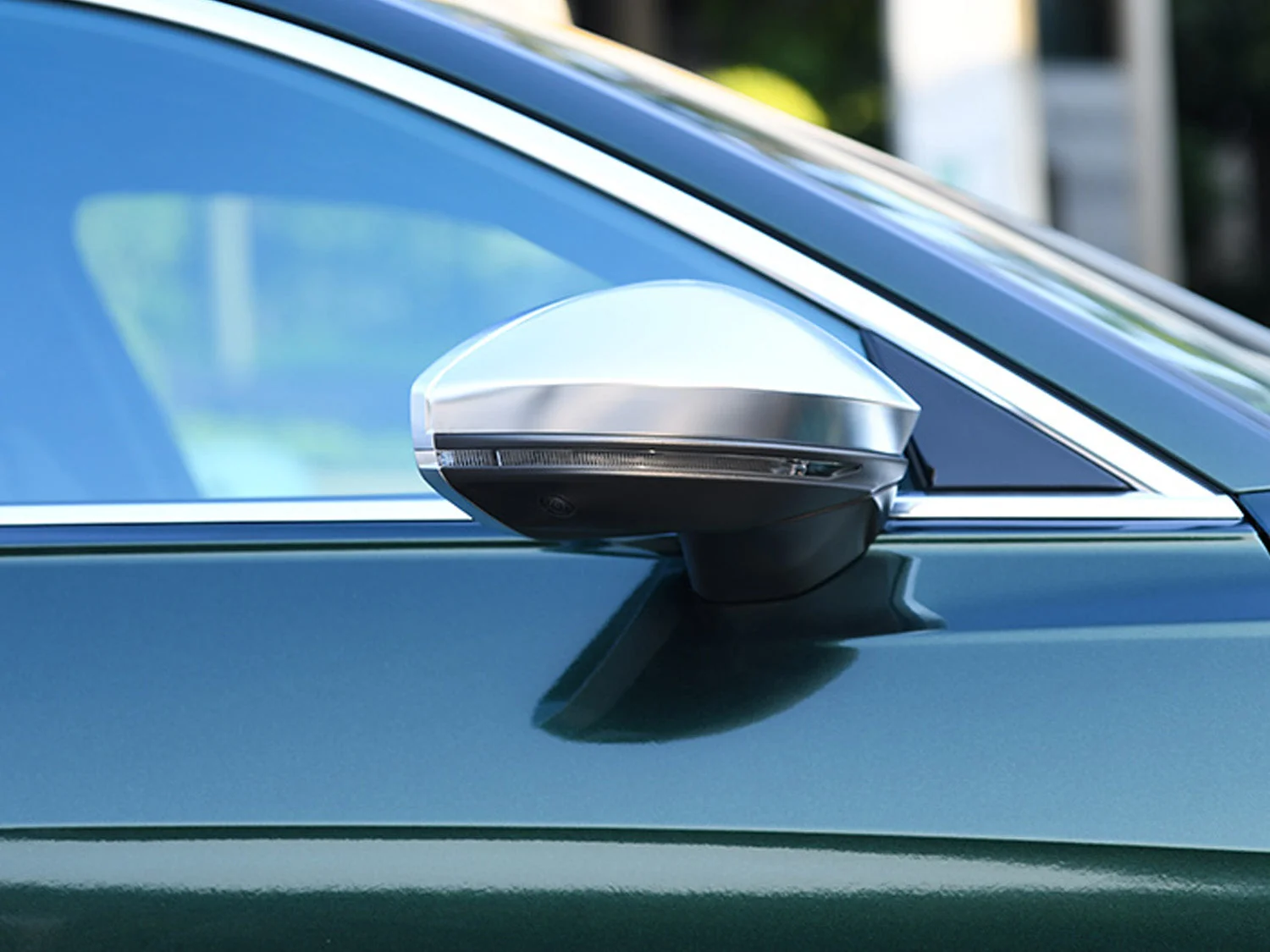 2x For 2019-2026 Audi A6 C8 S6 A7 4K S7 Chrome Side Mirror Cover Caps With Lane Assist - Image 4