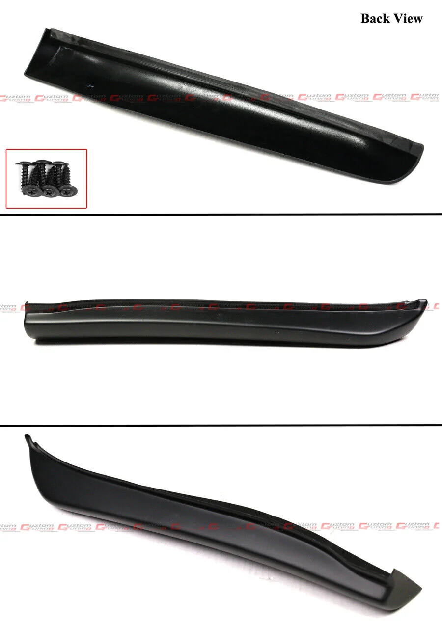 Matte Black For 2006-2013 Lexus IS250 IS350 LED Rear Bumper Diffuser + V2 Corner Spat - Image 4