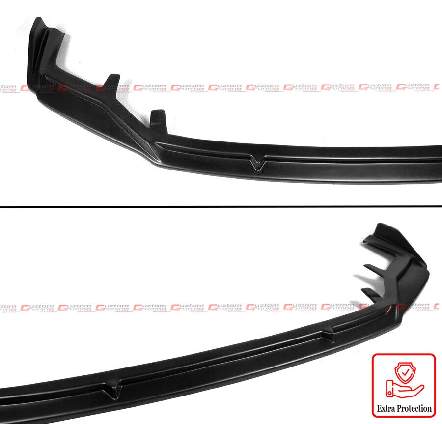 Matte Black Front Bumper Lip Splitter For 2017-2020 Lexus IS200t IS300 IS350 - Image 3