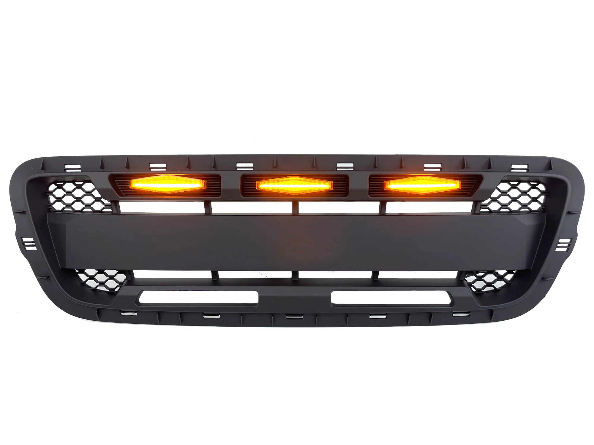 Matte Black Front Grille Honeycomb Bumper Grill W/Light for Ford Ranger 2001-2003 (Not fit Edge) - Image 7