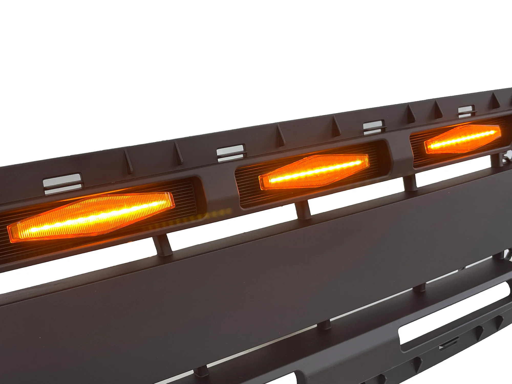 Matte Black Front Grille Honeycomb Bumper Grill W/Light for Ford Ranger 2001-2003 (Not fit Edge) - Image 8