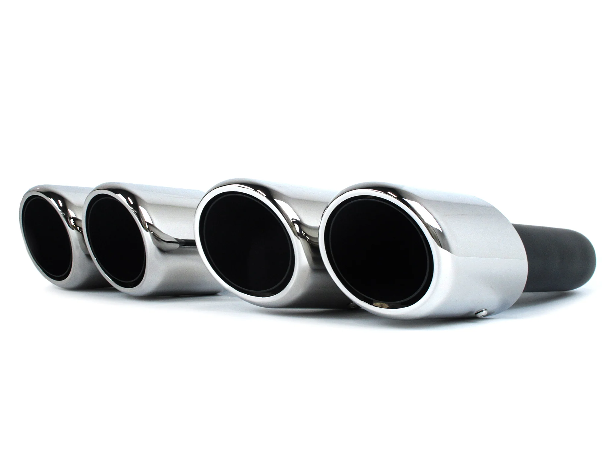 Chrome Exhaust Tips Muffler for Porsche Cayenne 2011-2014 Long Pipes - Image 9