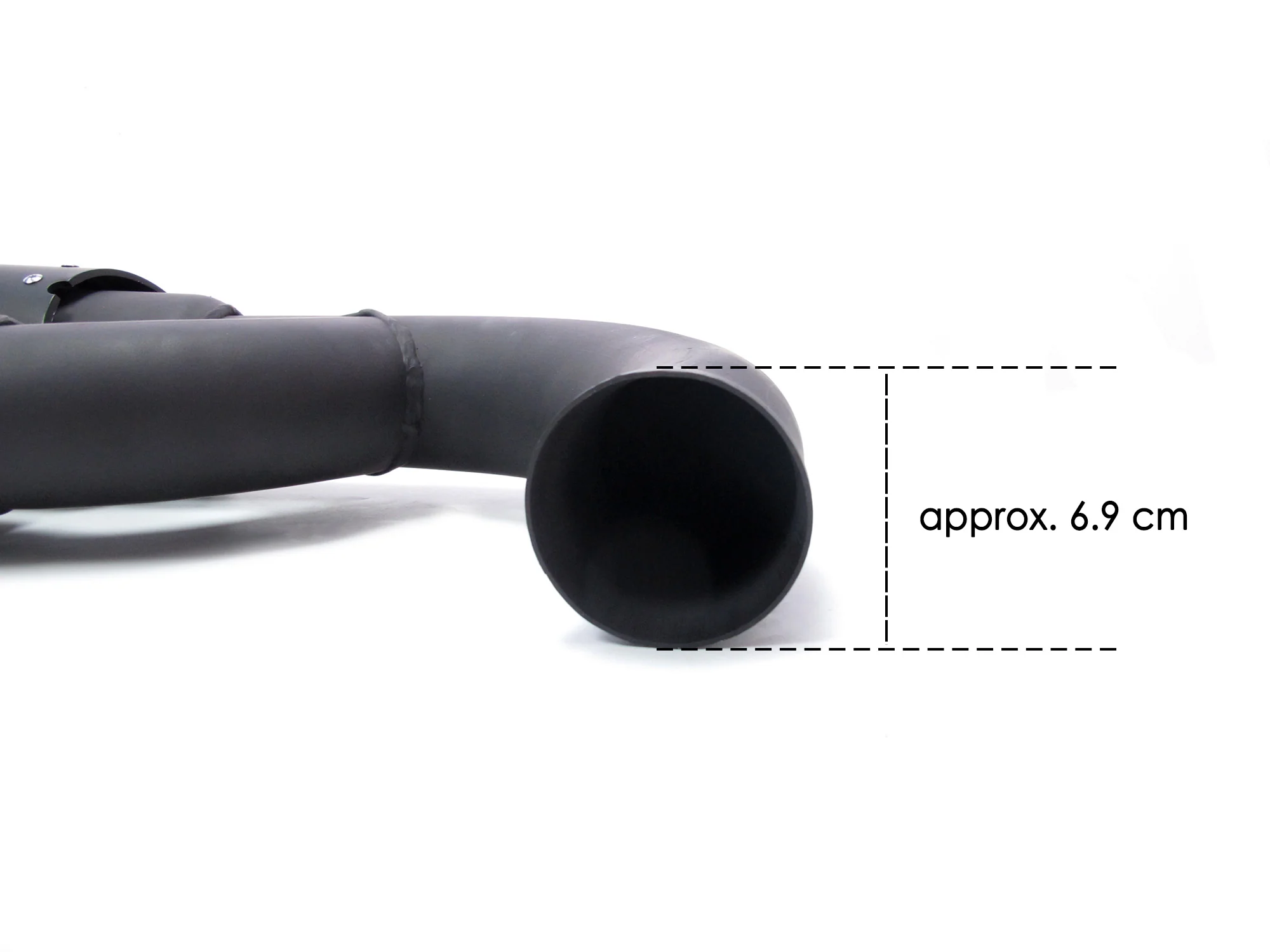 Matte Black Exhaust Tips Muffler for Porsche Cayenne 2011-2014 Long Pipes - Image 15