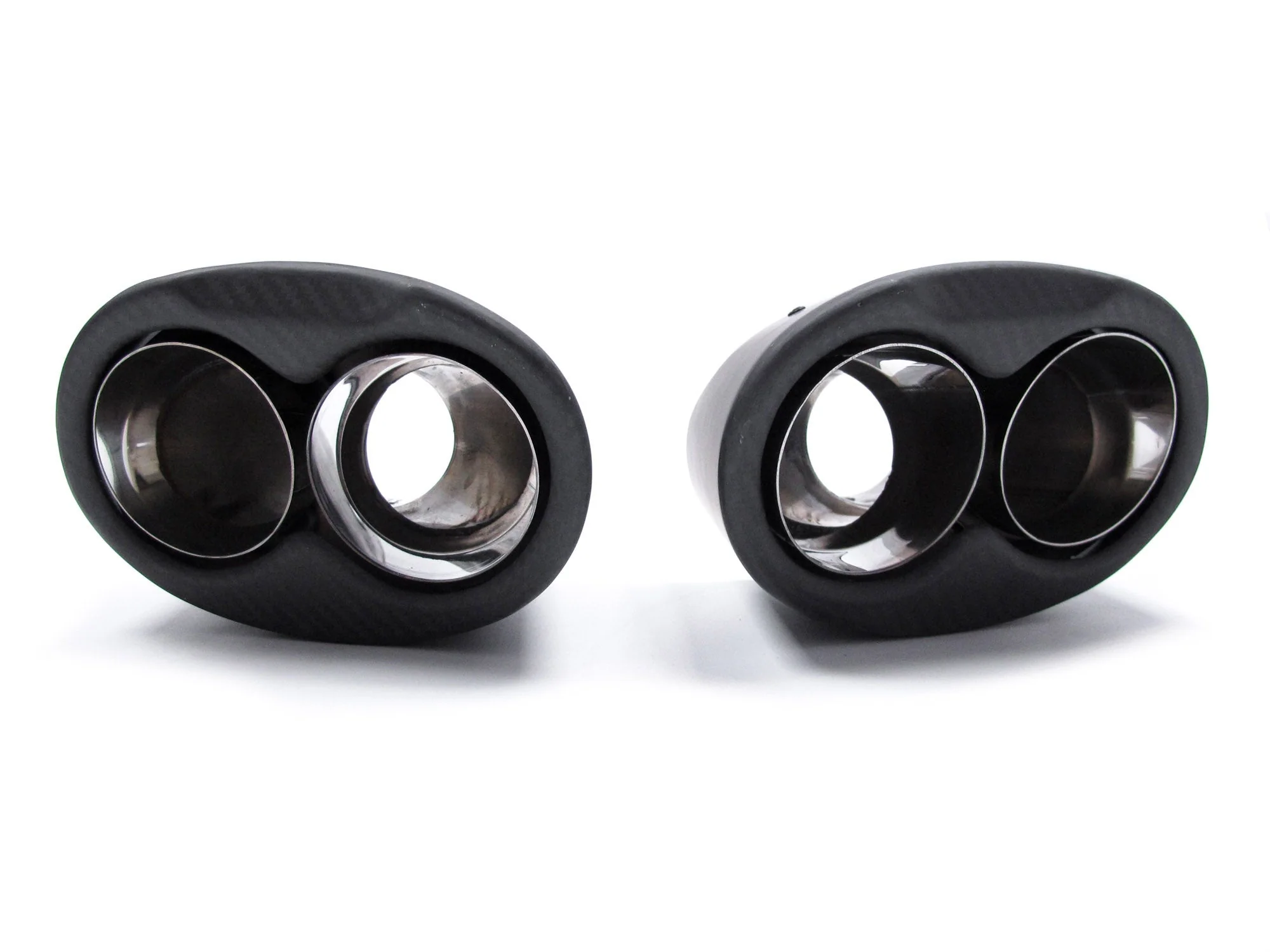 67mm Inlet Matte Carbon Fiber Exhaust Tips Muffler Tailpipe for AUDI A3 A4 A5 A6 A7 - Image 5