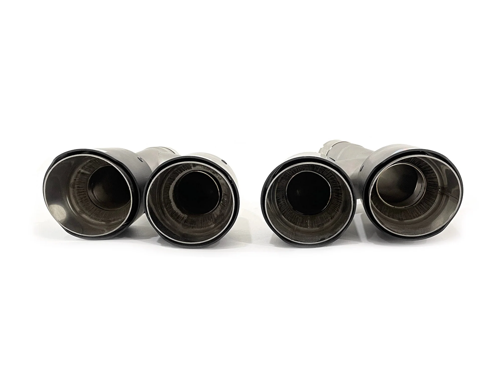 Matte Carbon Fiber Quad Exhaust Tips Replace for BMW G20 M340i 2019-2022 - Image 6