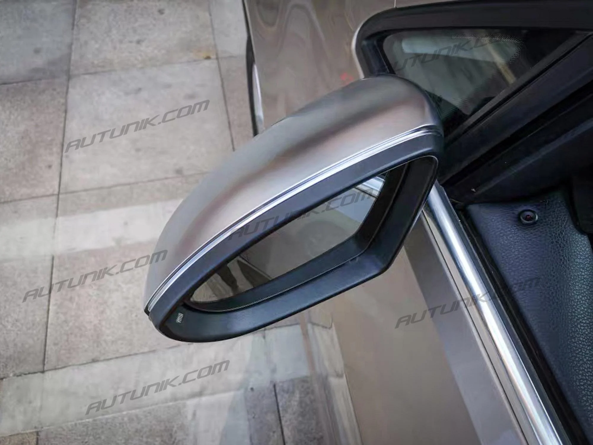 Matte Chrome Side Mirror Cover Caps for VW GOLF 7 MK7 MK7.5 GTI R TSI TDI mc22 - Image 4