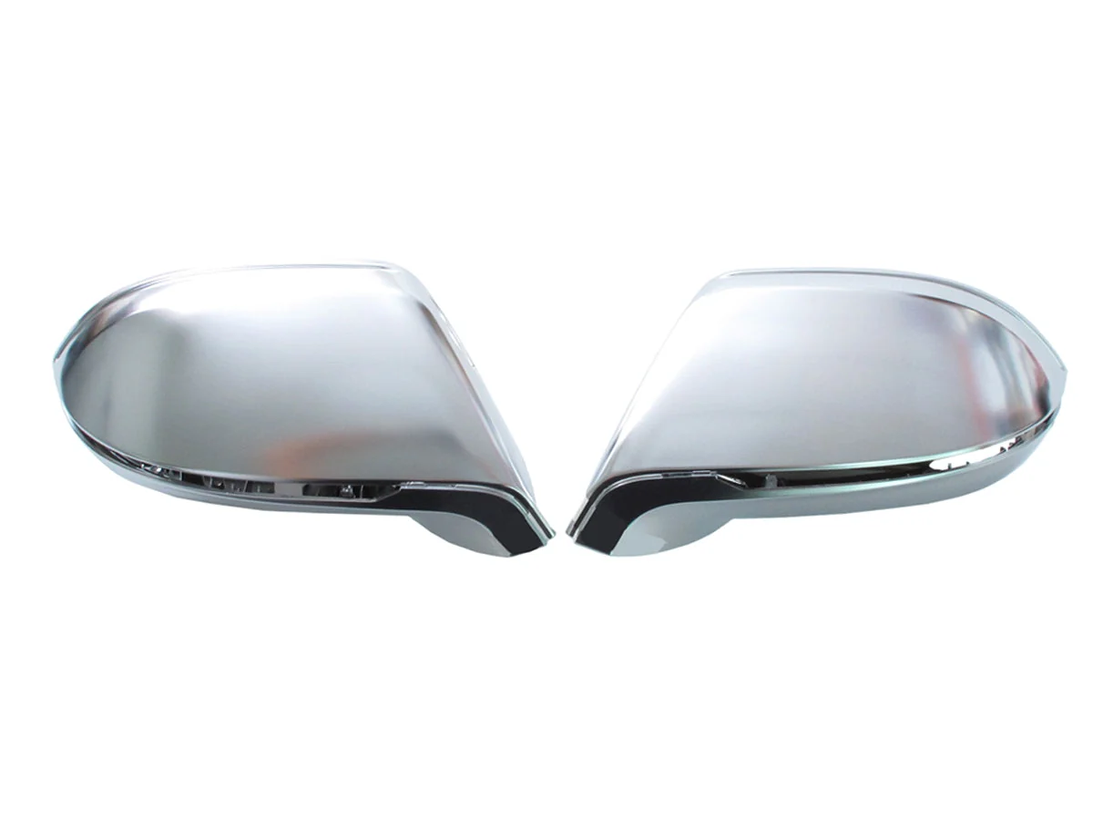 Pair For 2012-2018 AUDI A7 C7 S7 RS7 Matte Chrome Mirror Cover Caps - Image 7