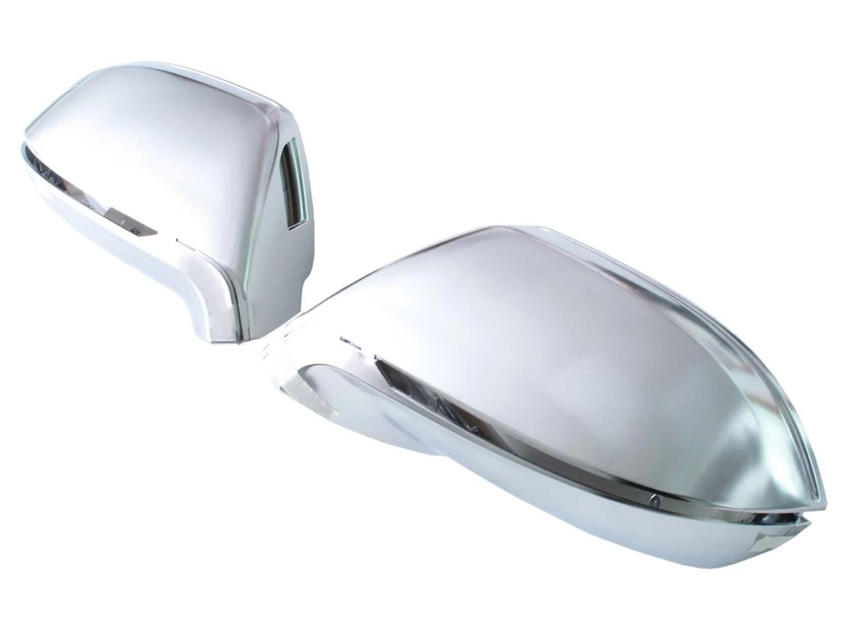 Pair For 2012-2018 AUDI A7 C7 S7 RS7 Matte Chrome Mirror Cover Caps - Image 9