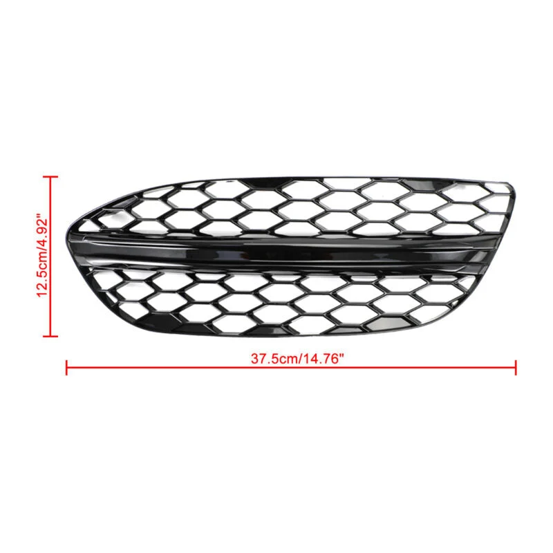 Front Fog Light Cover Grill For Mercedes W205 Sedam C200 C250 C300 Non-AMG 2015-2018 - Image 4