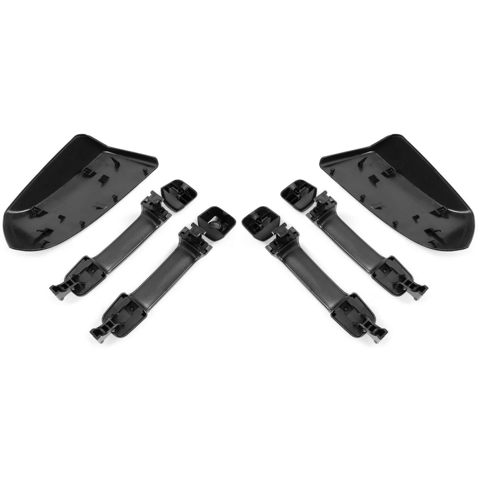 Gray Mirror Cover & Door Handle Kit For Toyota Tundra Sequoia 2011-2019 - Image 11
