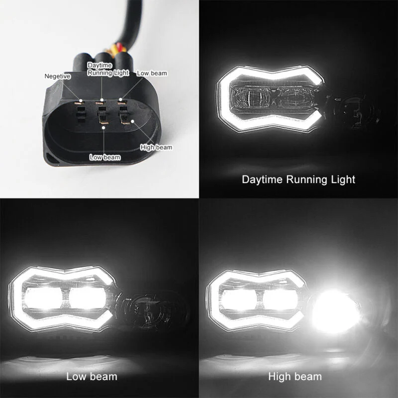 Motorcycle LED Headlight For BMW F650GS F700GS F800GS ADV Adventure - Image 19