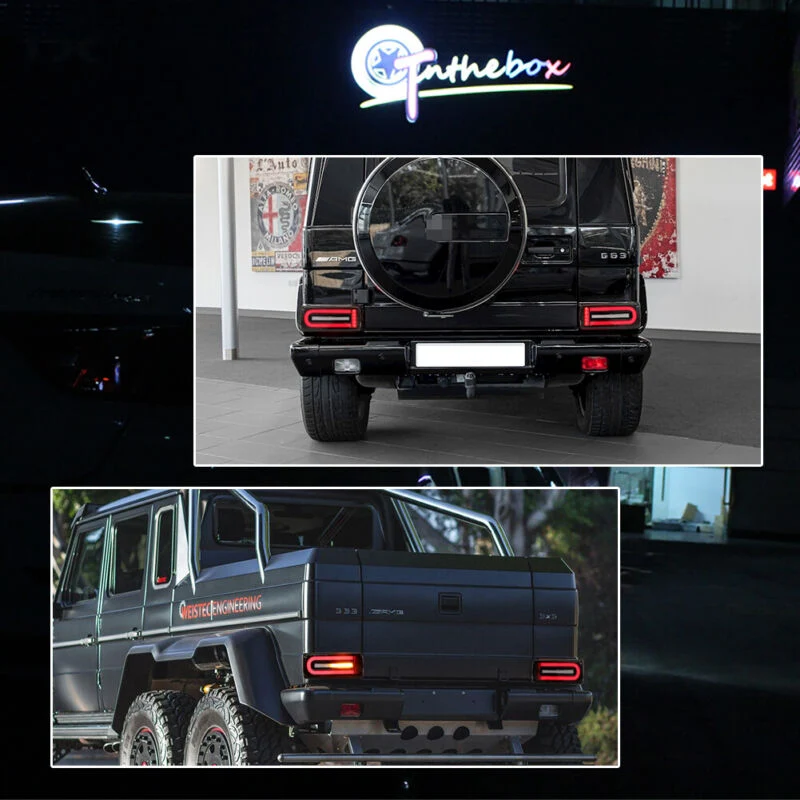 Smoke LED Tail Lights for Mercedes Benz W463 G-wagon G500 G550 G55 G63 AMG 1999-2018 - Image 12