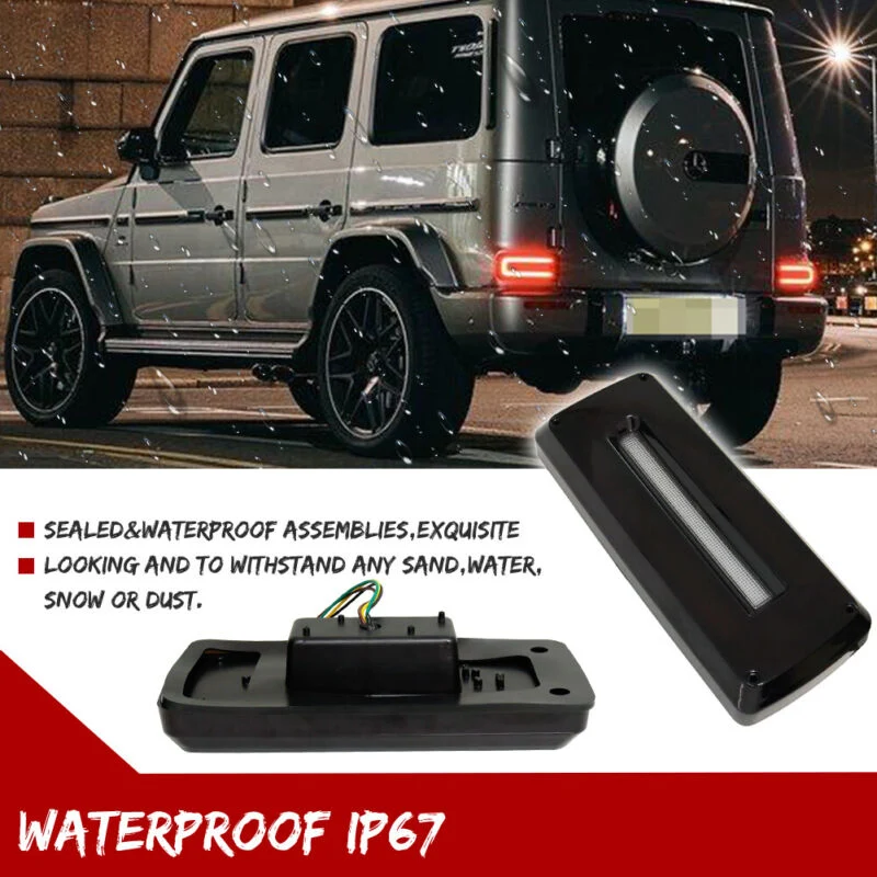 Smoke LED Tail Lights for Mercedes Benz W463 G-wagon G500 G550 G55 G63 AMG 1999-2018 - Image 5