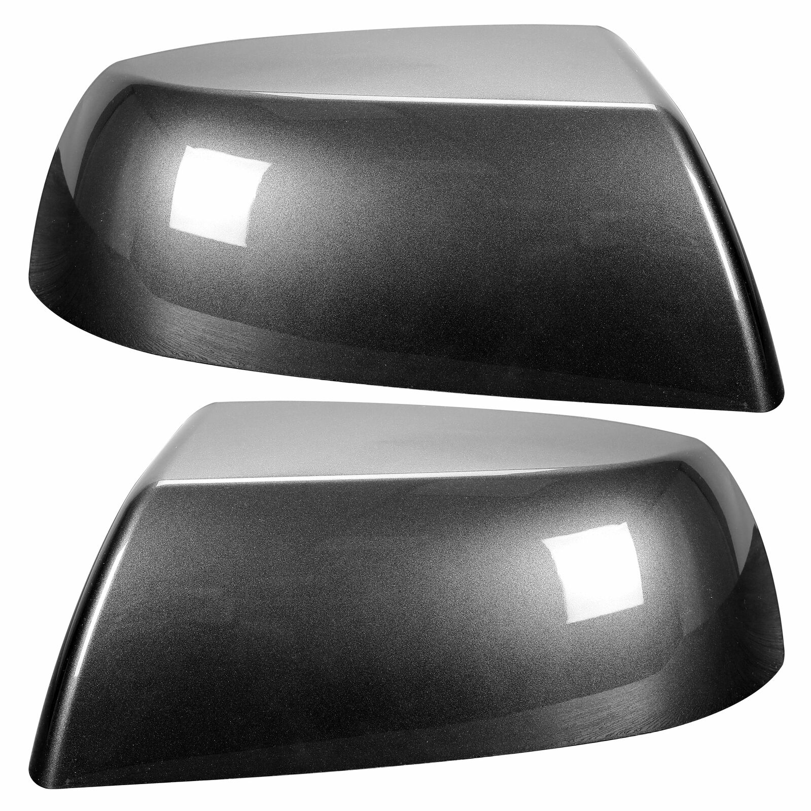 Pair Magnetic Gray Painted Mirror Caps Replacement for Toyota Tundra Sequoia 2011-2019 - Image 2