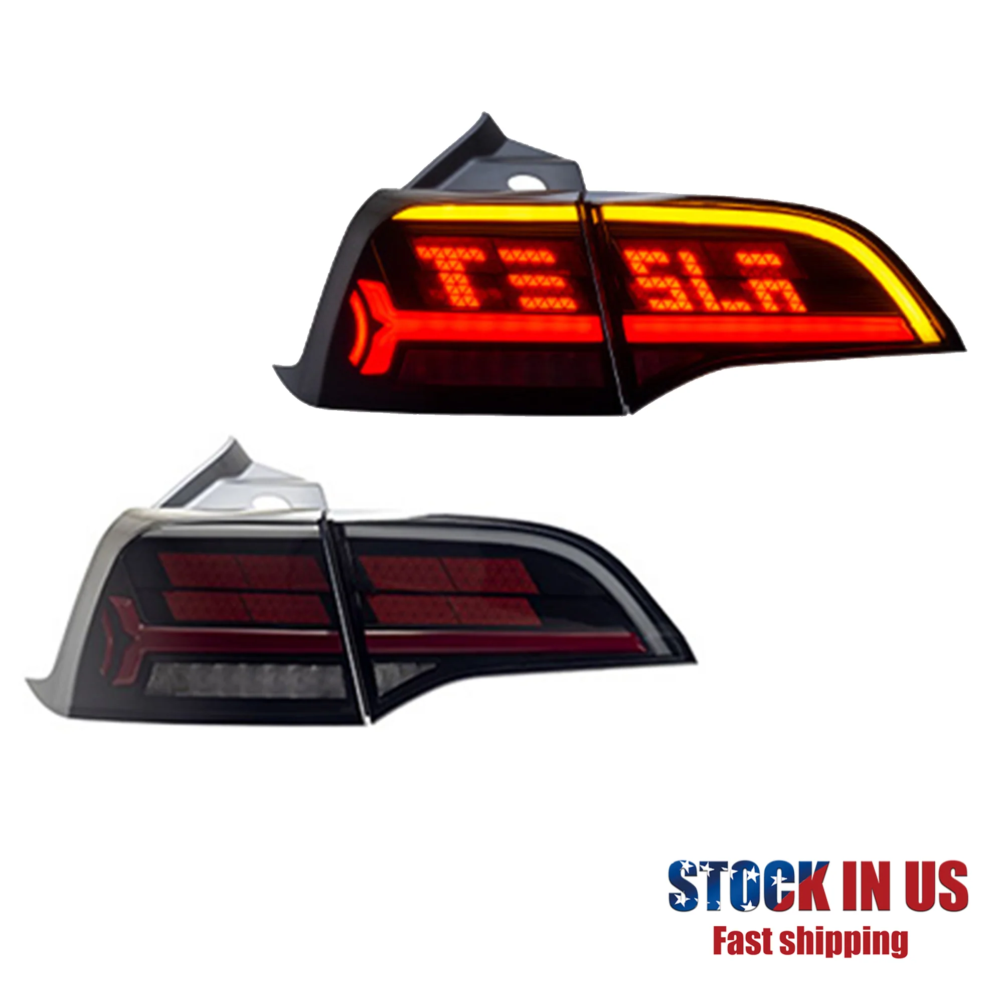 OLED Tail Lights For Tesla Model 3 Model Y 2017-2023 Customized Letterings - Image 6