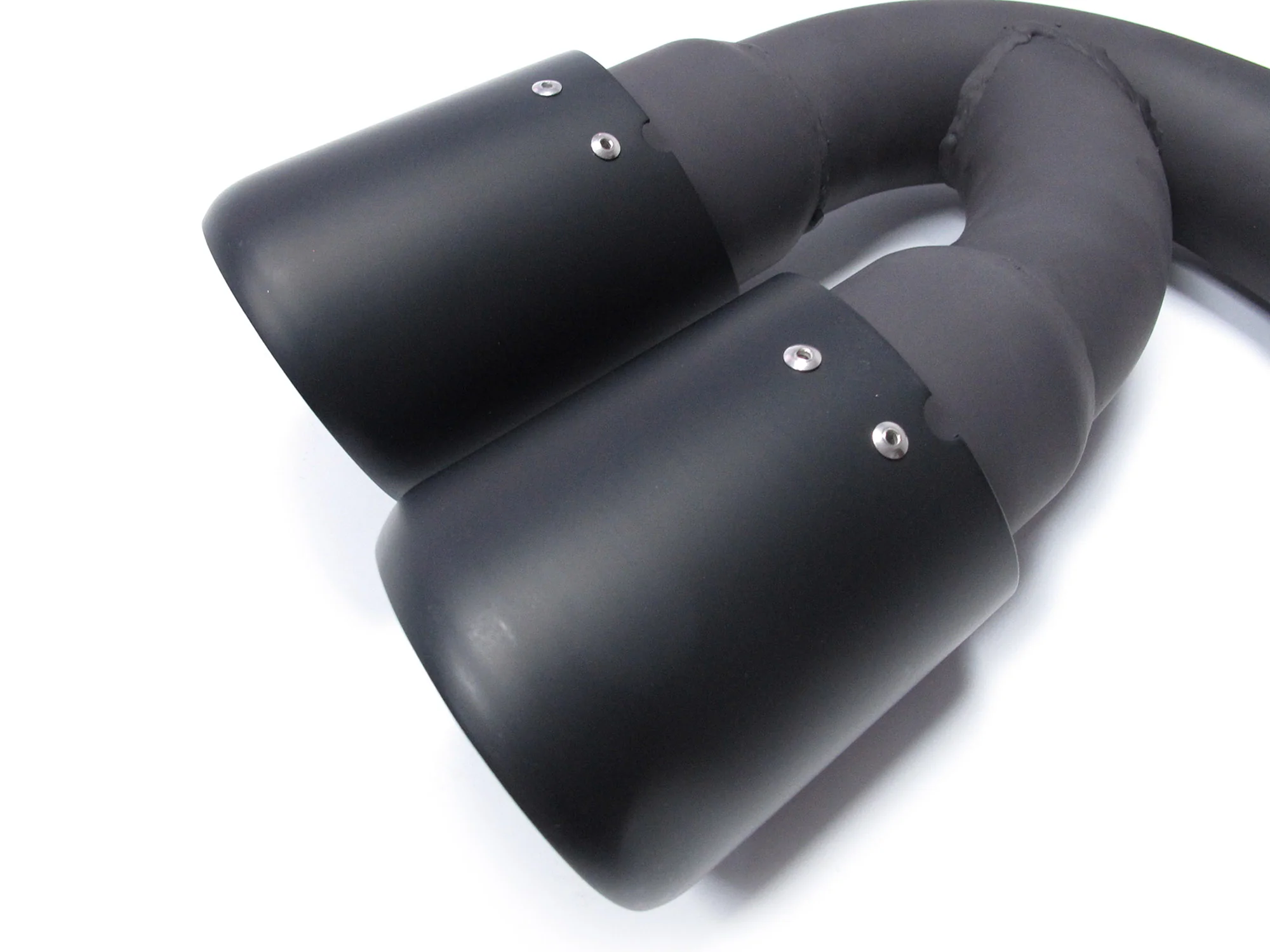 Matte Black Exhaust Tips For Porsche Cayenne 958.1 2011-2014 Short Pipe - Image 9