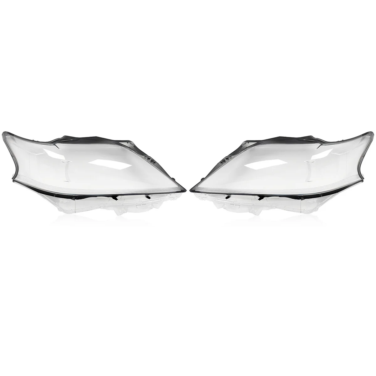 Pair Clear Front Headlight Lens Covers for Lexus RX350 / RX450h 2012–2015 Headlamp Shell Left+Right - Image 3