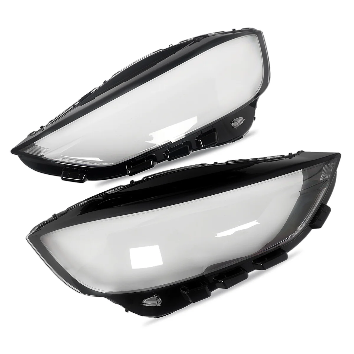 Pair Clear Headlight Headlamp Covers Lens Left+Right For Ford Edge 2019-2022 - Image 11
