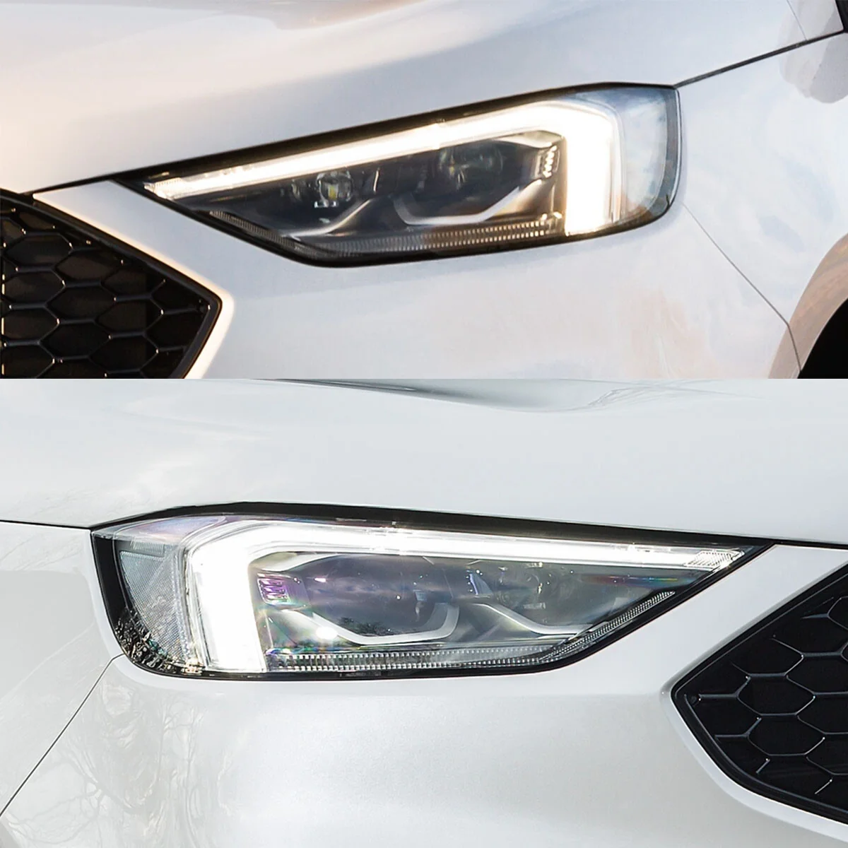 Pair Clear Headlight Headlamp Covers Lens Left+Right For Ford Edge 2019-2022 - Image 2
