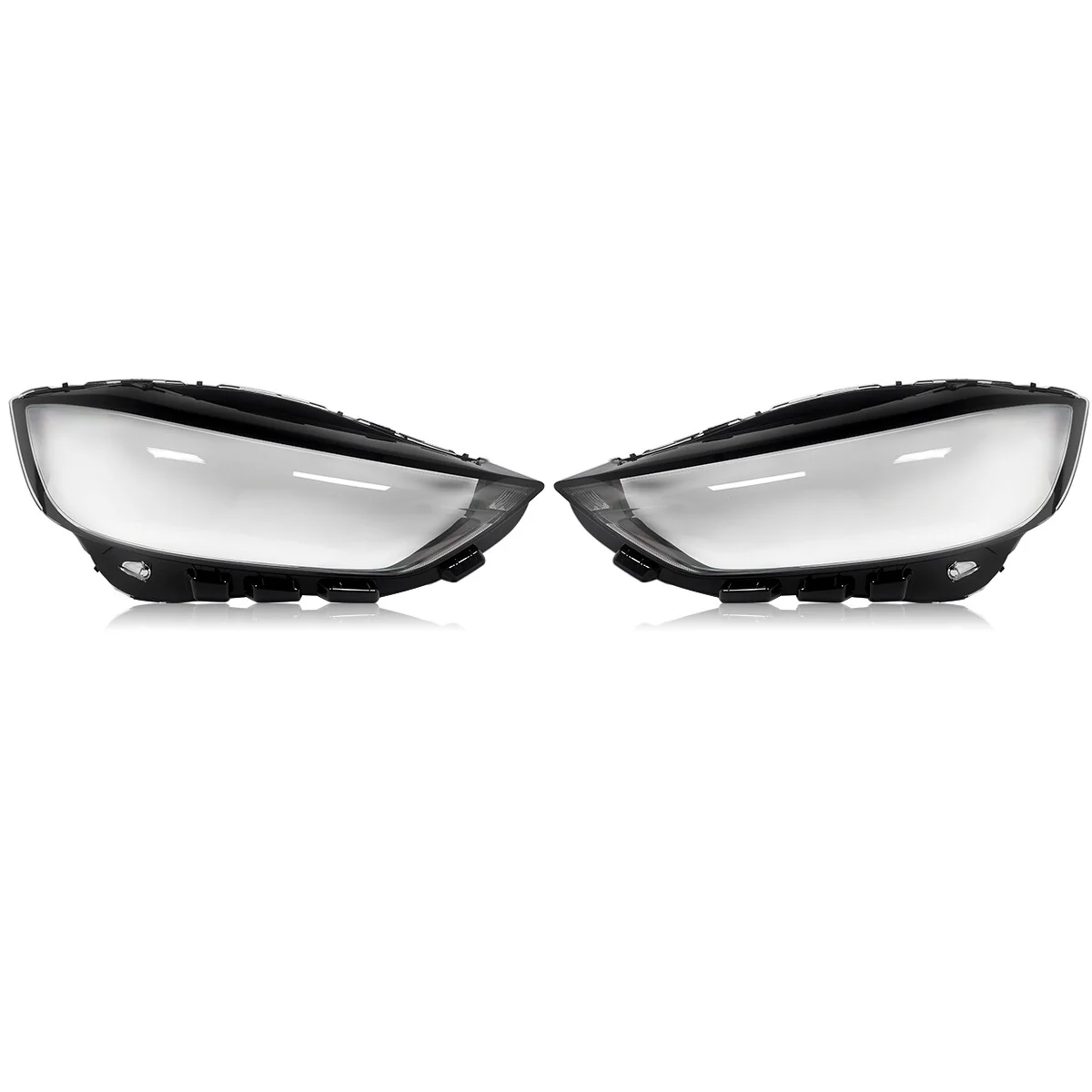 Pair Clear Headlight Headlamp Covers Lens Left+Right For Ford Edge 2019-2022 - Image 3