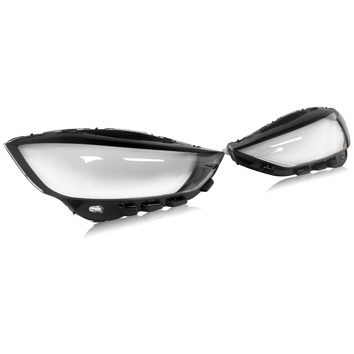 Pair Clear Headlight Headlamp Covers Lens Left+Right For Ford Edge 2019-2022 - Image 4