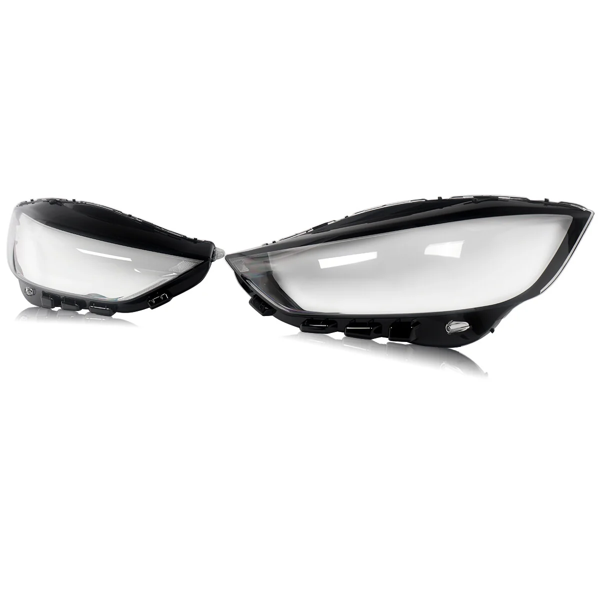 Pair Clear Headlight Headlamp Covers Lens Left+Right For Ford Edge 2019-2022 - Image 5
