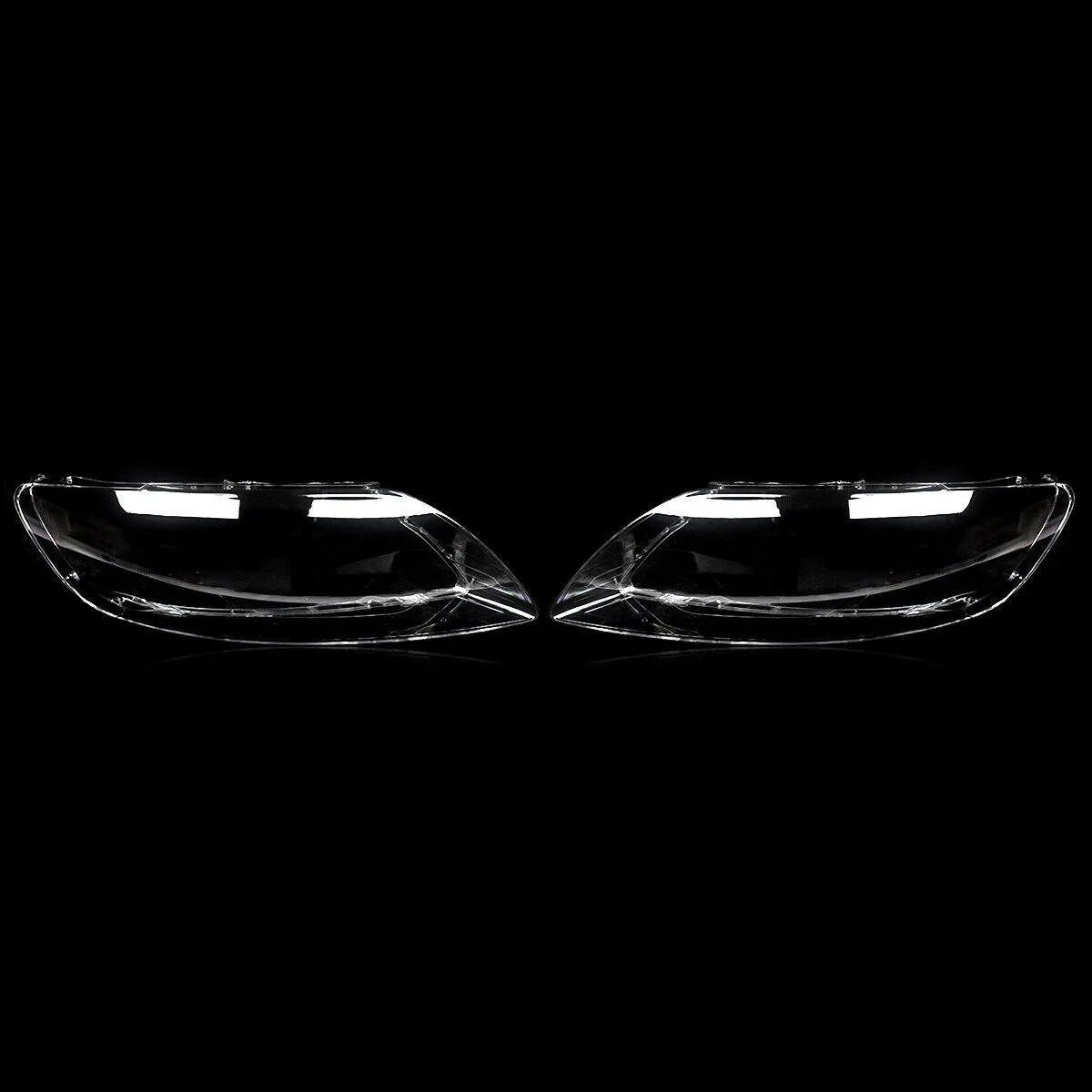Pair Clear Headlight Lens Cover For Audi Q7 2006–2015 Halogen & Xenon - Image 4
