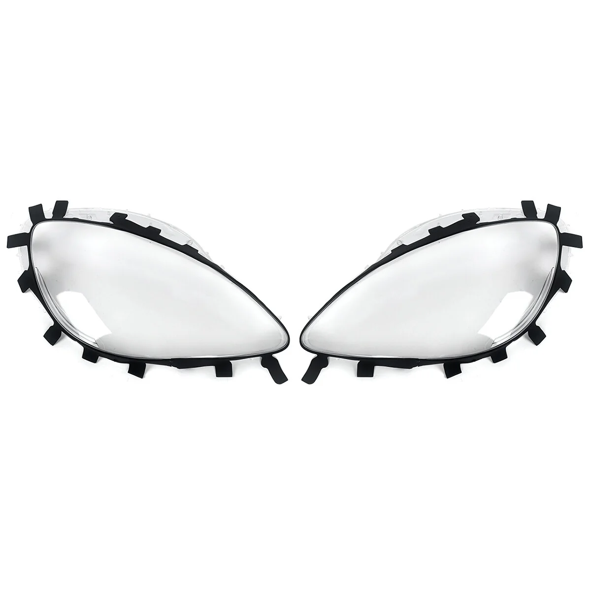 Pair Clear Headlight Lens Covers + Gaskets For Corvette C6 2005–2013 (Pop-Up Headlights) - Image 8