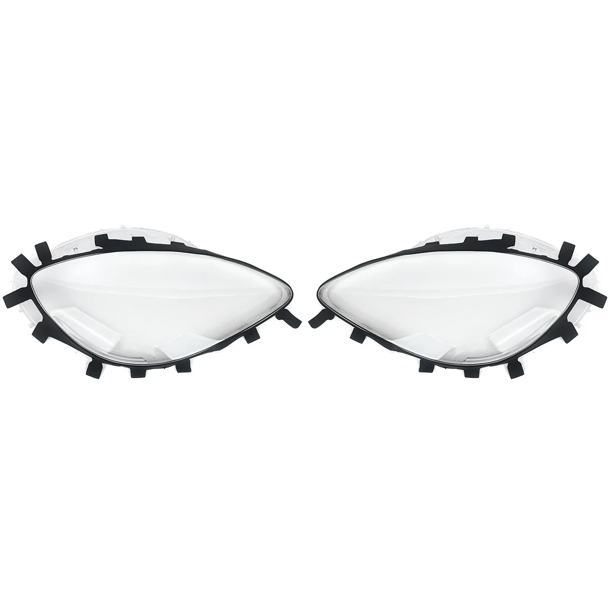 Pair Clear Headlight Lens Covers + Gaskets For Corvette C6 2005–2013 (Pop-Up Headlights) - Image 9