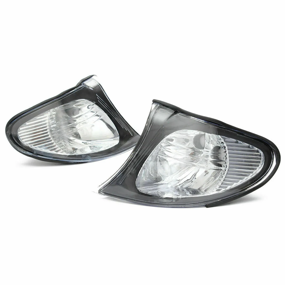 Pair Crystal Clear Lens Front Bumper Corner Lights For BMW E46 3-SERIES 4DR Sedan 2002-2006 - Image 3