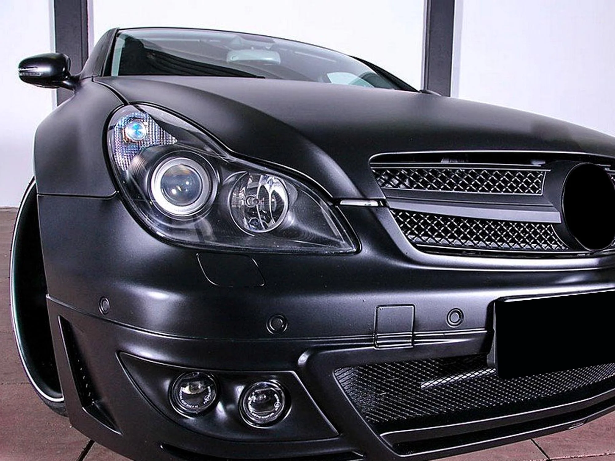 Pair Headlight Lens Covers For Mercedes Benz W219 CLS350 CLS500 2006 2007-2011 - Image 3