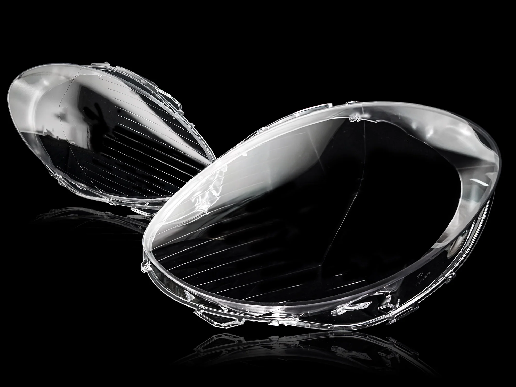 Pair For Mercedes-Benz W251 R350 R500 2006-2010 Headlight Lens Housing Cover L+R - Image 3
