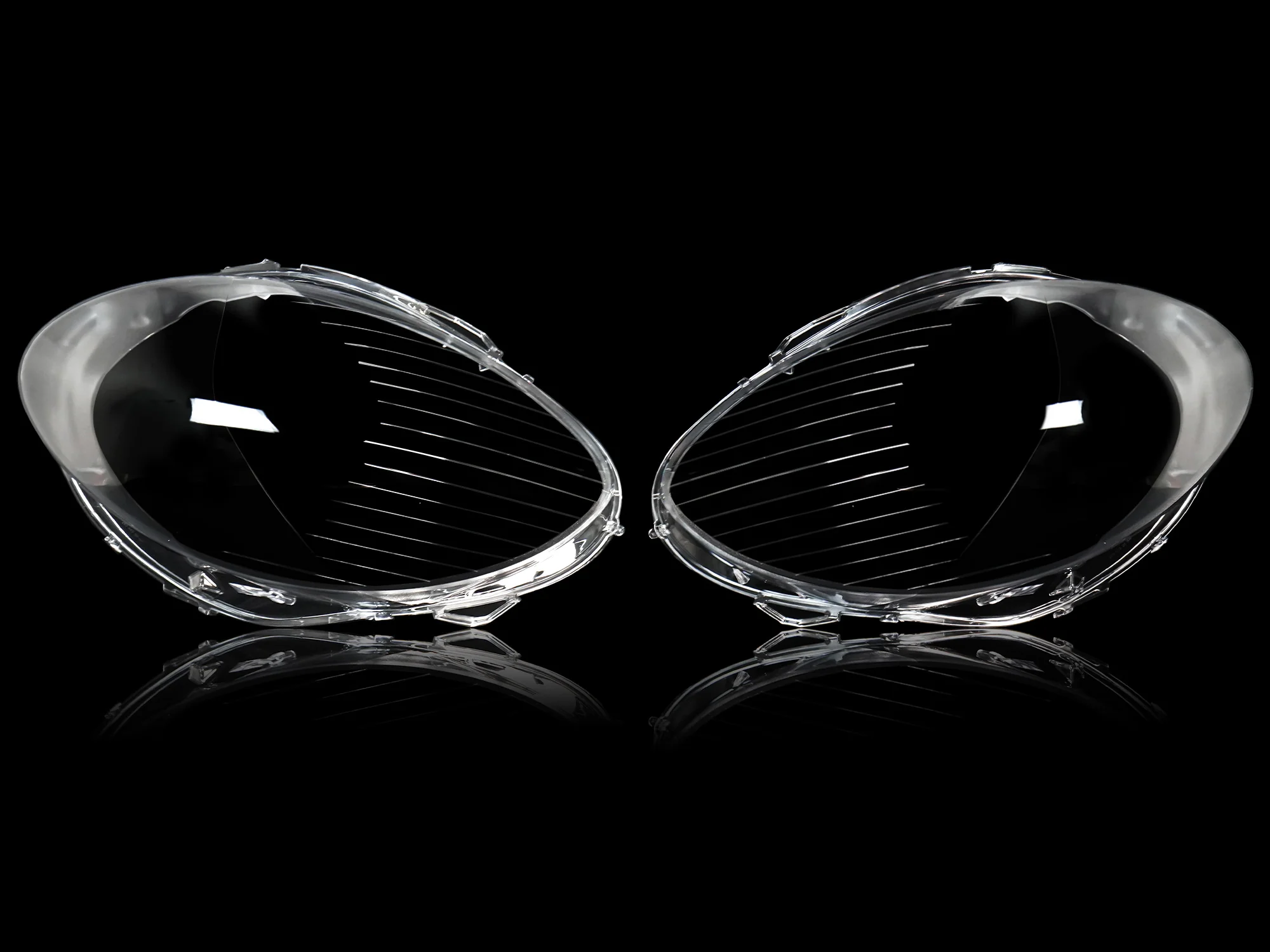 Pair For Mercedes-Benz W251 R350 R500 2006-2010 Headlight Lens Housing Cover L+R - Image 4