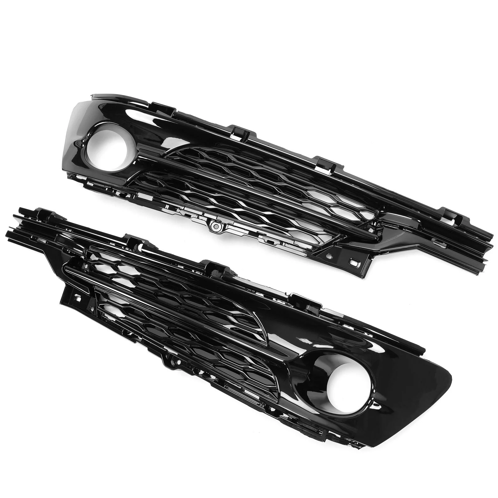 Pair Front Bumper Fog Light Bezels For 2015-2017 Acura TLX - Image 10