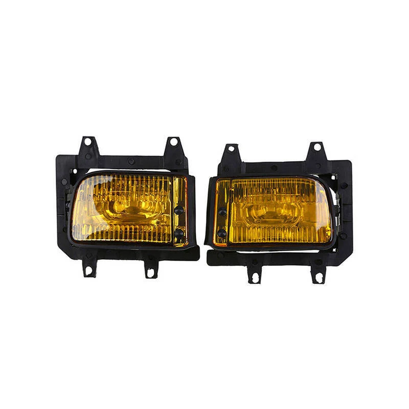 Pair Front Bumper Fog Light Yellow Lens For BMW 3-Series E30 1985-1993 318i 325i - Image 3