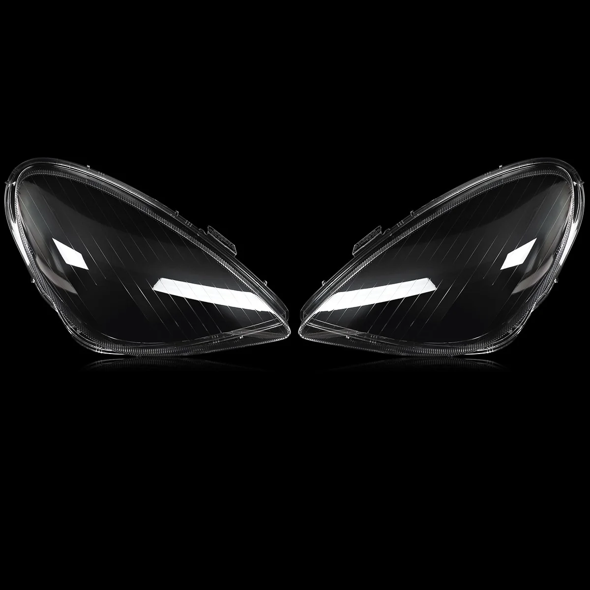 Pair Front Headlight Headlamp Lens Cover Shell For Mercedes SLK R171 2005-2011 Left+Right