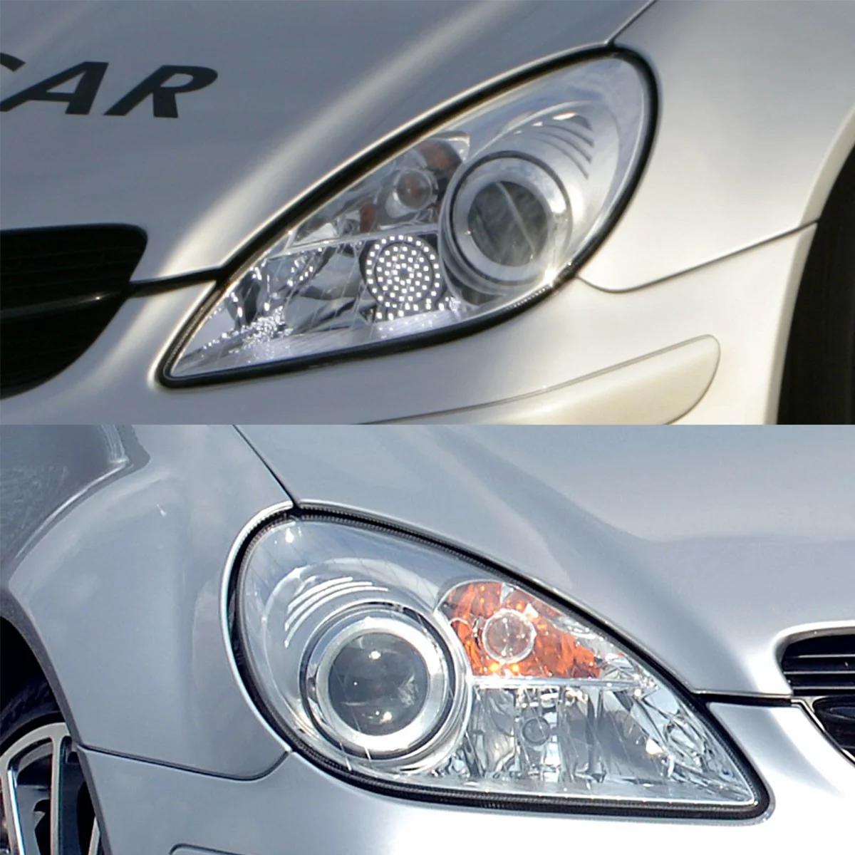 Pair Front Headlight Headlamp Lens Cover Shell For Mercedes SLK R171 2005-2011 Left+Right - Image 2