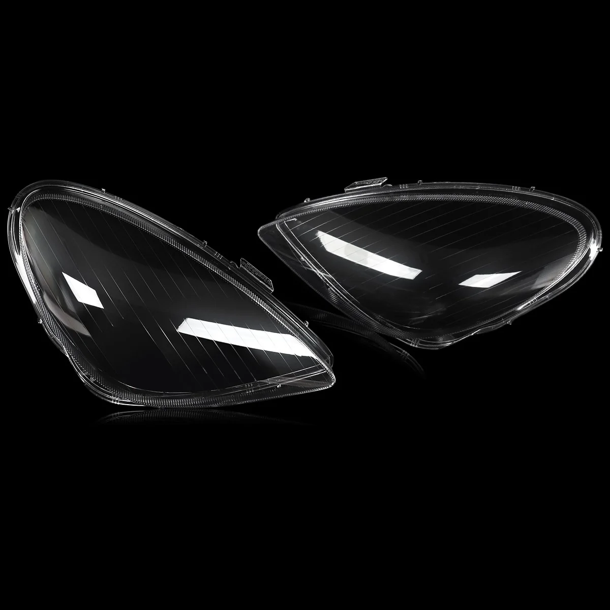 Pair Front Headlight Headlamp Lens Cover Shell For Mercedes SLK R171 2005-2011 Left+Right - Image 5