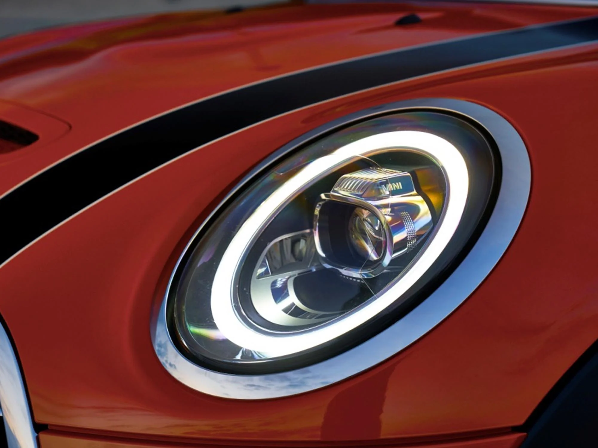 Pair Front Headlight Lens Cover+Glue Clear For BMW Mini F56 Hardtop 2014-2018 ( for 2-door only) - Image 2