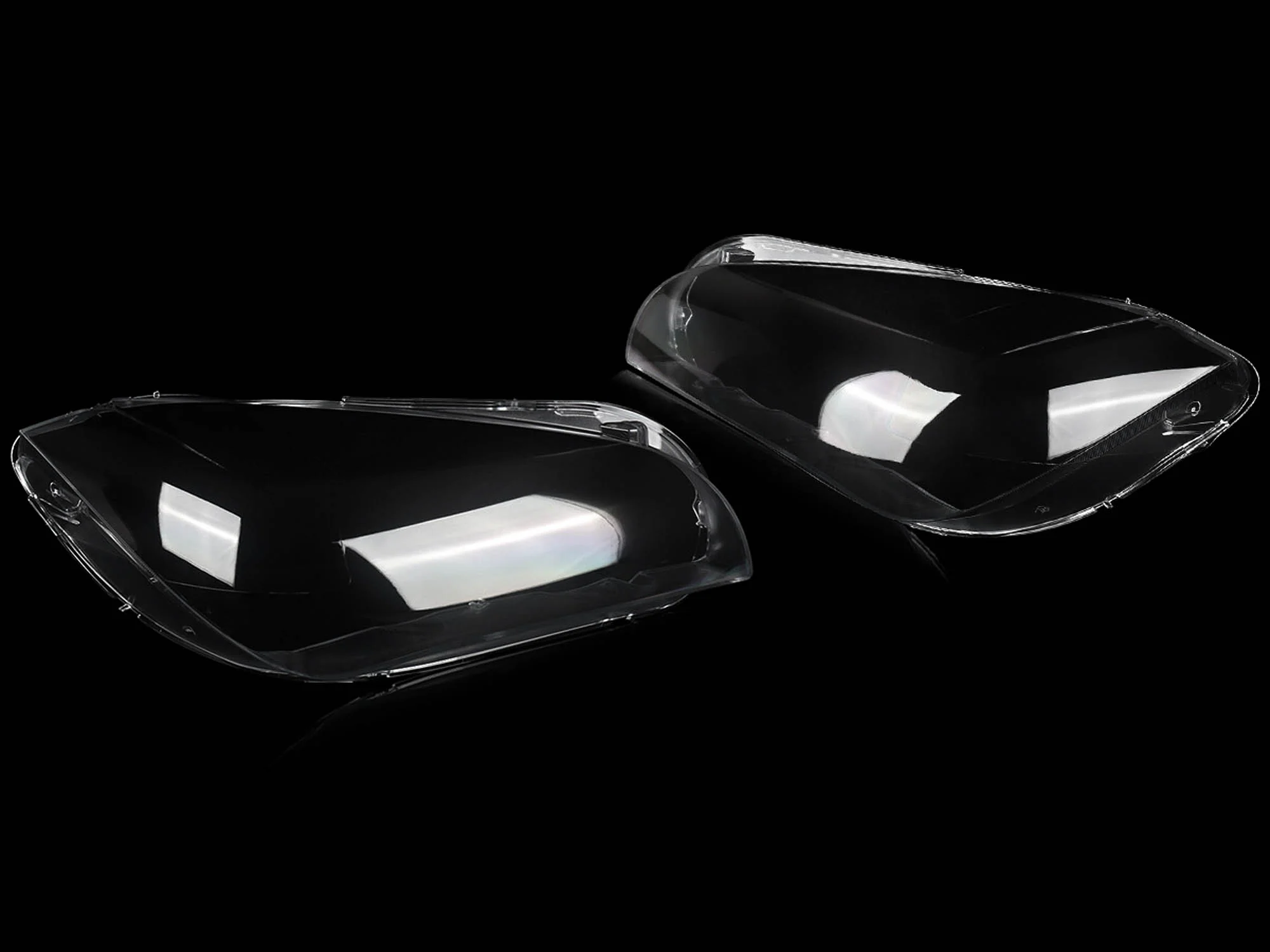 Front Headlight Lens Cover Shell Replacement LR For 10-15 BMW X1 E84 With Glue - Image 7