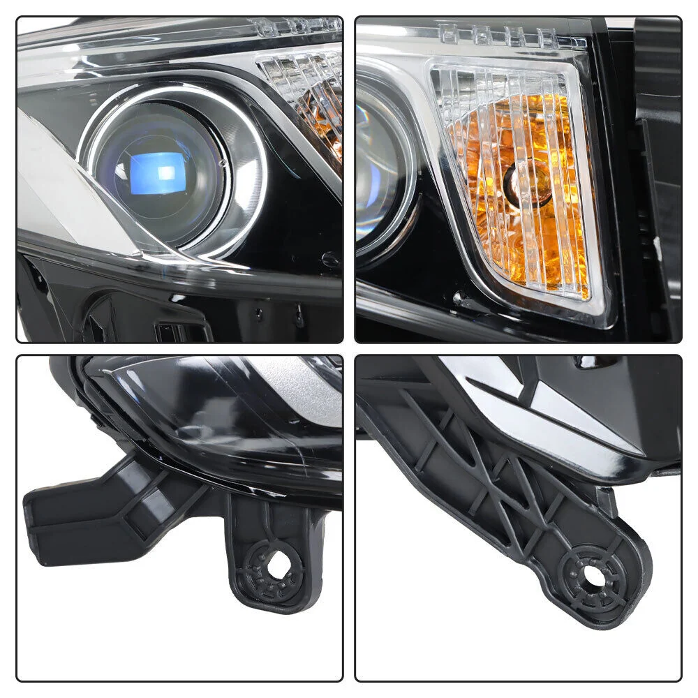 Front Headlamp Pair Halogen Chrome for Cadillac ATS 2013–2018 - Image 10