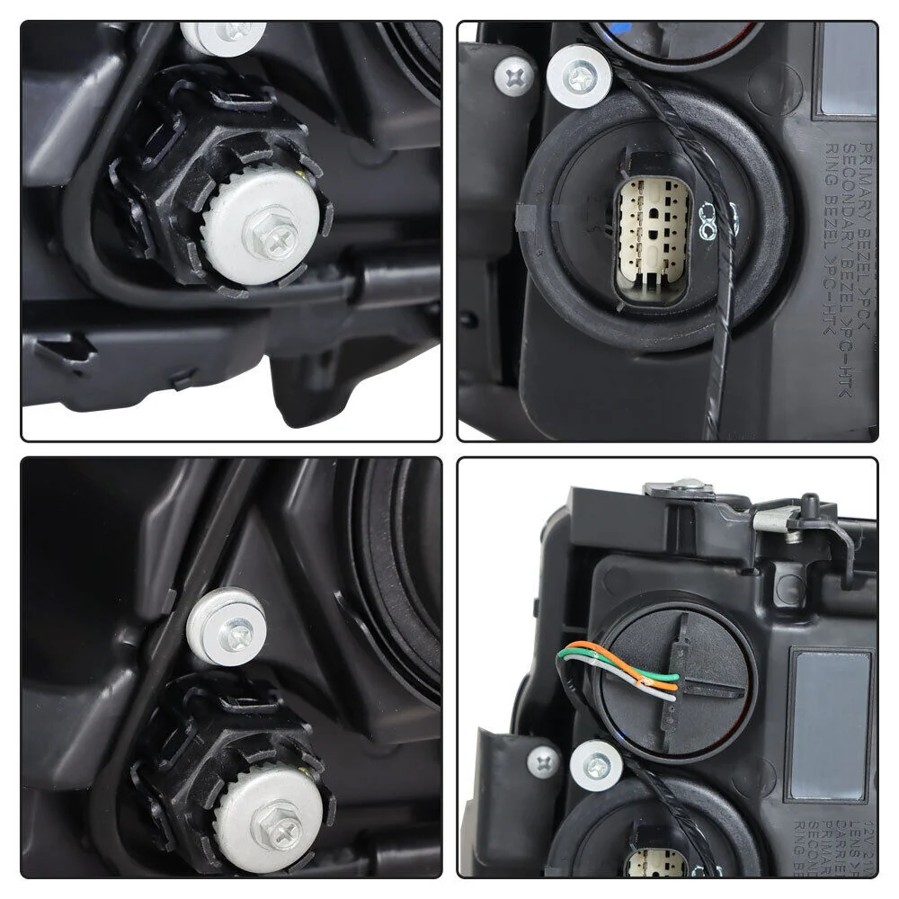 Front Headlamp Pair Halogen Chrome for Cadillac ATS 2013–2018 - Image 11
