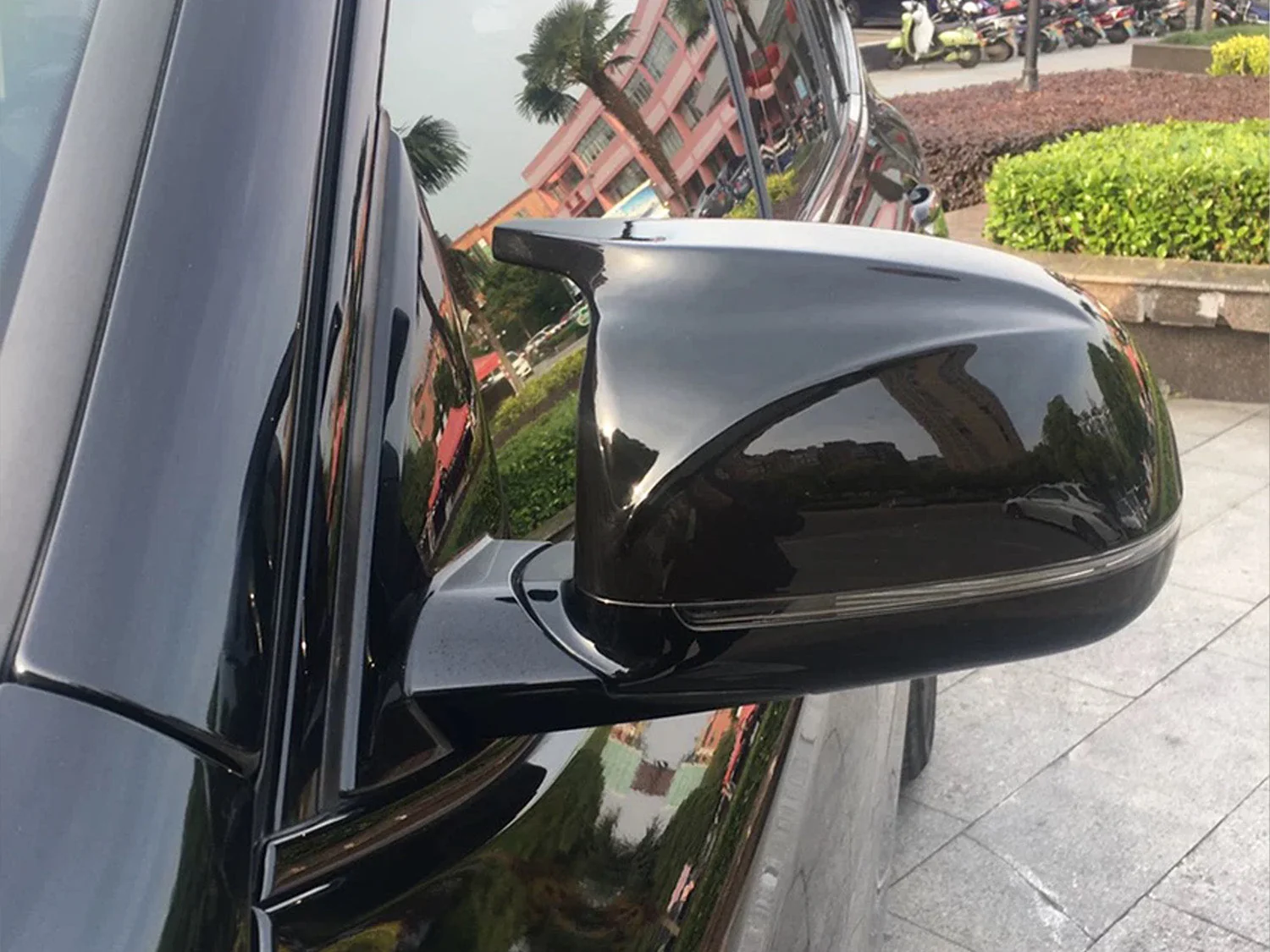 Pair For BMW X3 X4 X5 X6 X7 G01 G02 G05 G06 Gloss Black M Style Side Mirror Cover Cap - Image 3