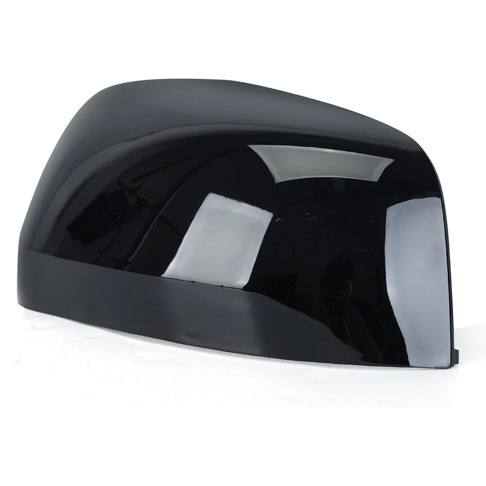 Pair Glossy Black Rear View Mirror Cover Cap Replacement For Dodge Durango 2011-2023 Jeep Grand Cherokee 2011-2019 - Image 2