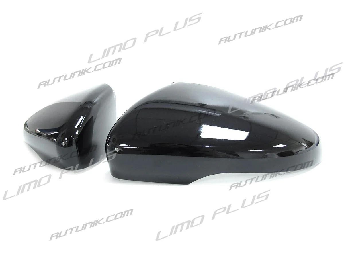 Pair L+R For VW Golf GTI MK6 2009-2013 Gloss Black Side Wing Mirror Cover Caps Replacement - Image 6