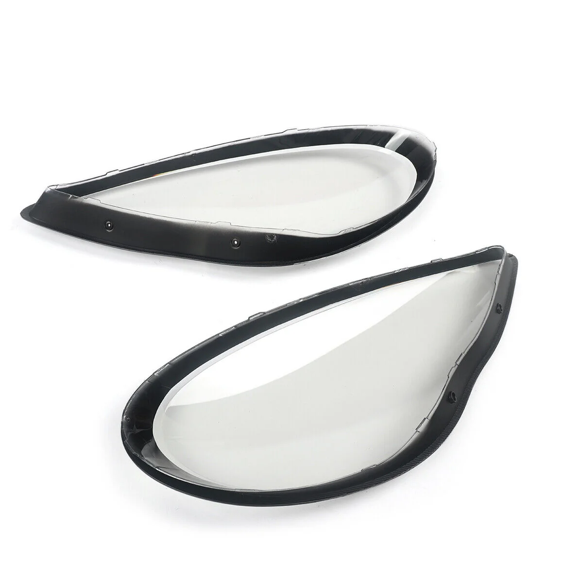 Pair Headlight Clear Lens Cover Replacement For Porsche Panamera 970 2010-2013 - Image 10