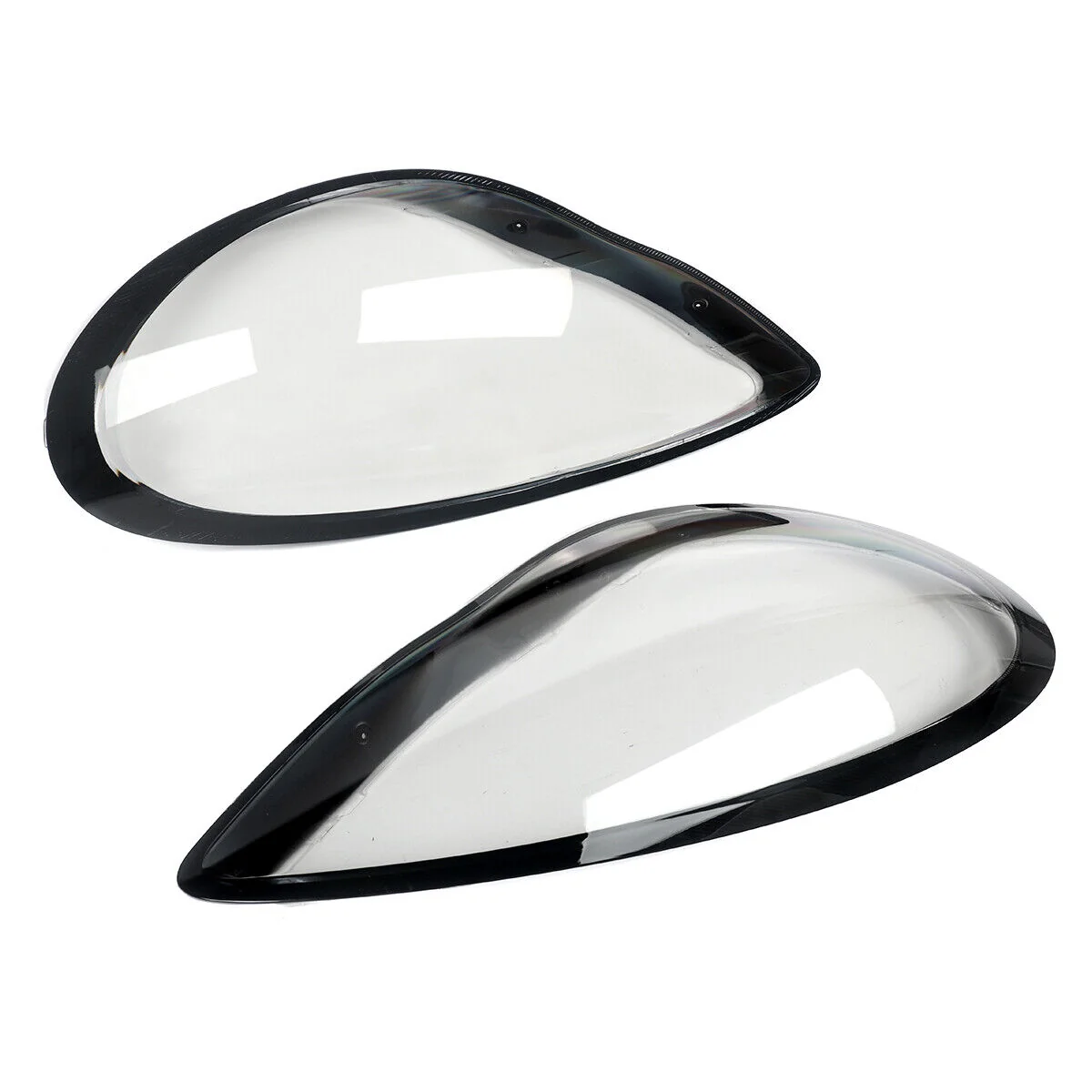 Pair Headlight Clear Lens Cover Replacement For Porsche Panamera 970 2010-2013 - Image 11