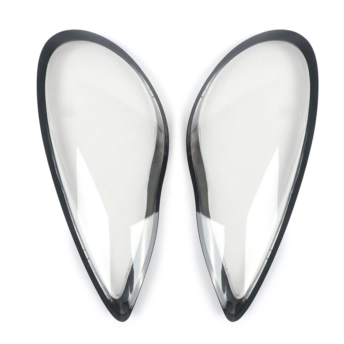 Pair Headlight Clear Lens Cover Replacement For Porsche Panamera 970 2010-2013 - Image 4