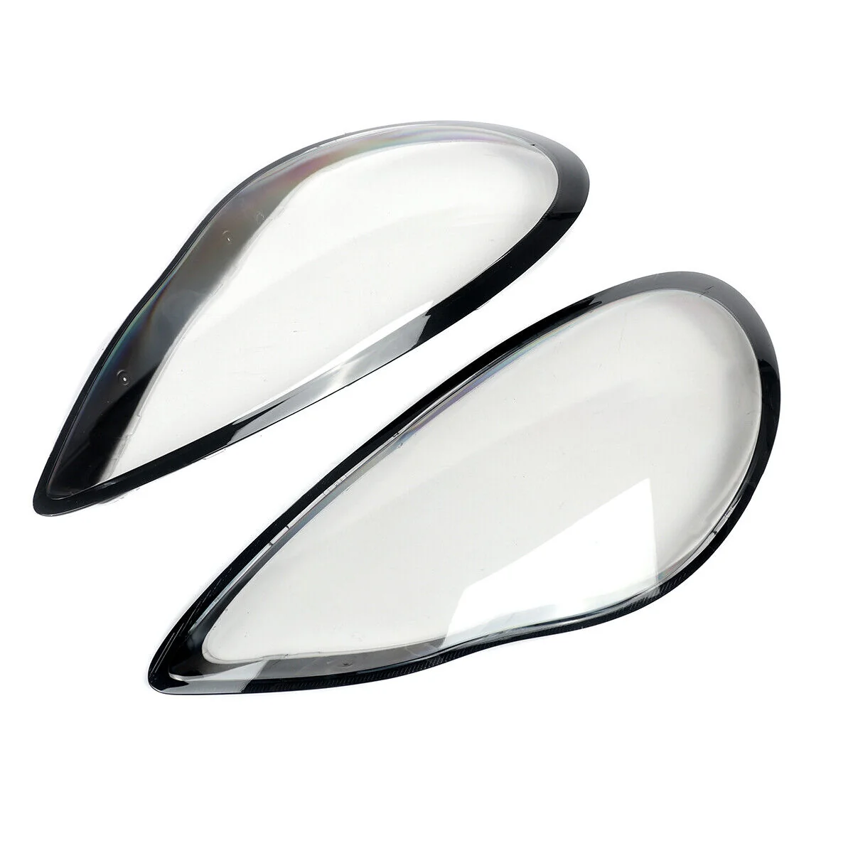 Pair Headlight Clear Lens Cover Replacement For Porsche Panamera 970 2010-2013 - Image 8