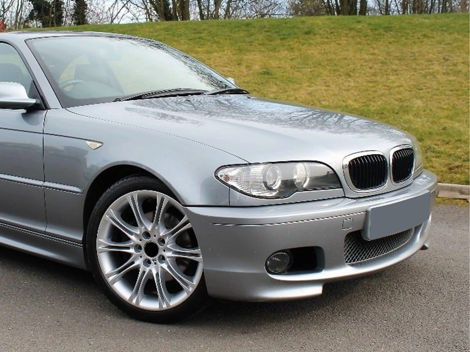 Pair Headlight Headlamp Cover Lens For 2004-2006 BMW E46 2DR Coupe 325ci 330ci - Image 2